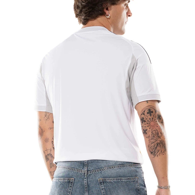 Camiseta local auténtica 25/26 blanca para hombre