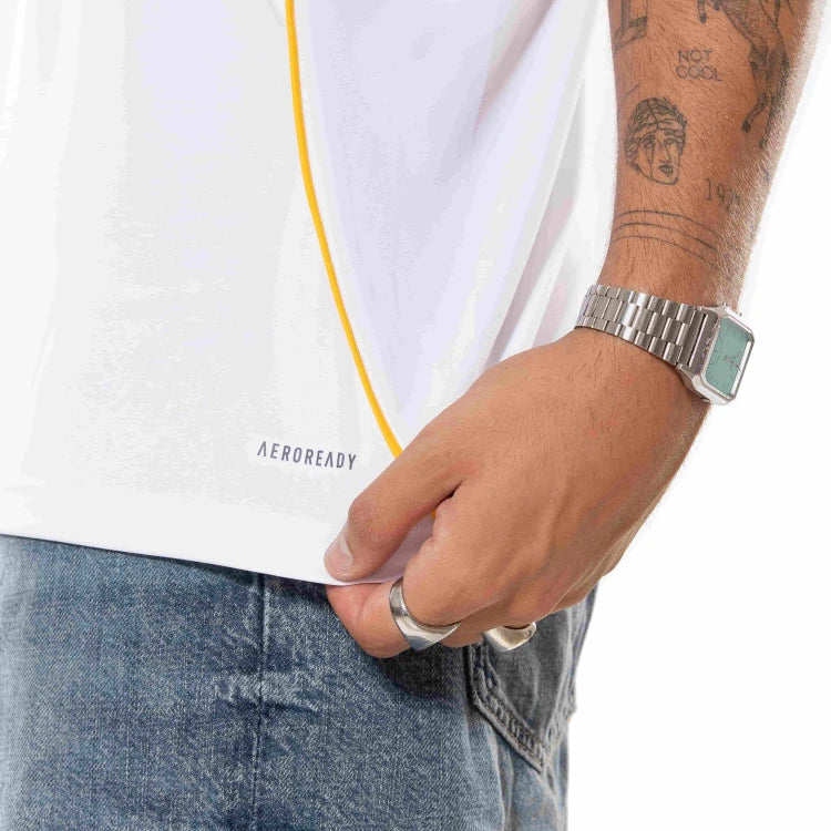 Camiseta local auténtica 25/26 blanca para hombre